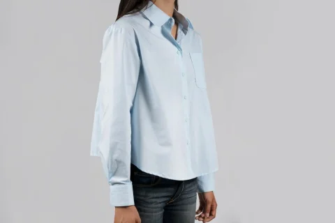 Light blue women shirt